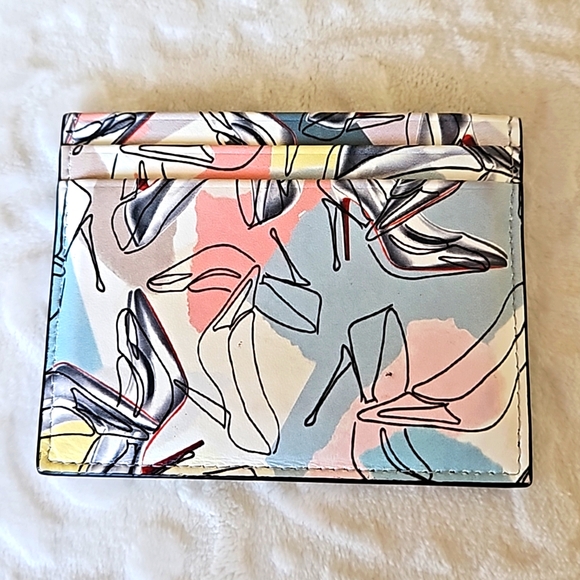 Christian Louboutin Kios Leather Card Case with Care Card - Picture 3 of 6